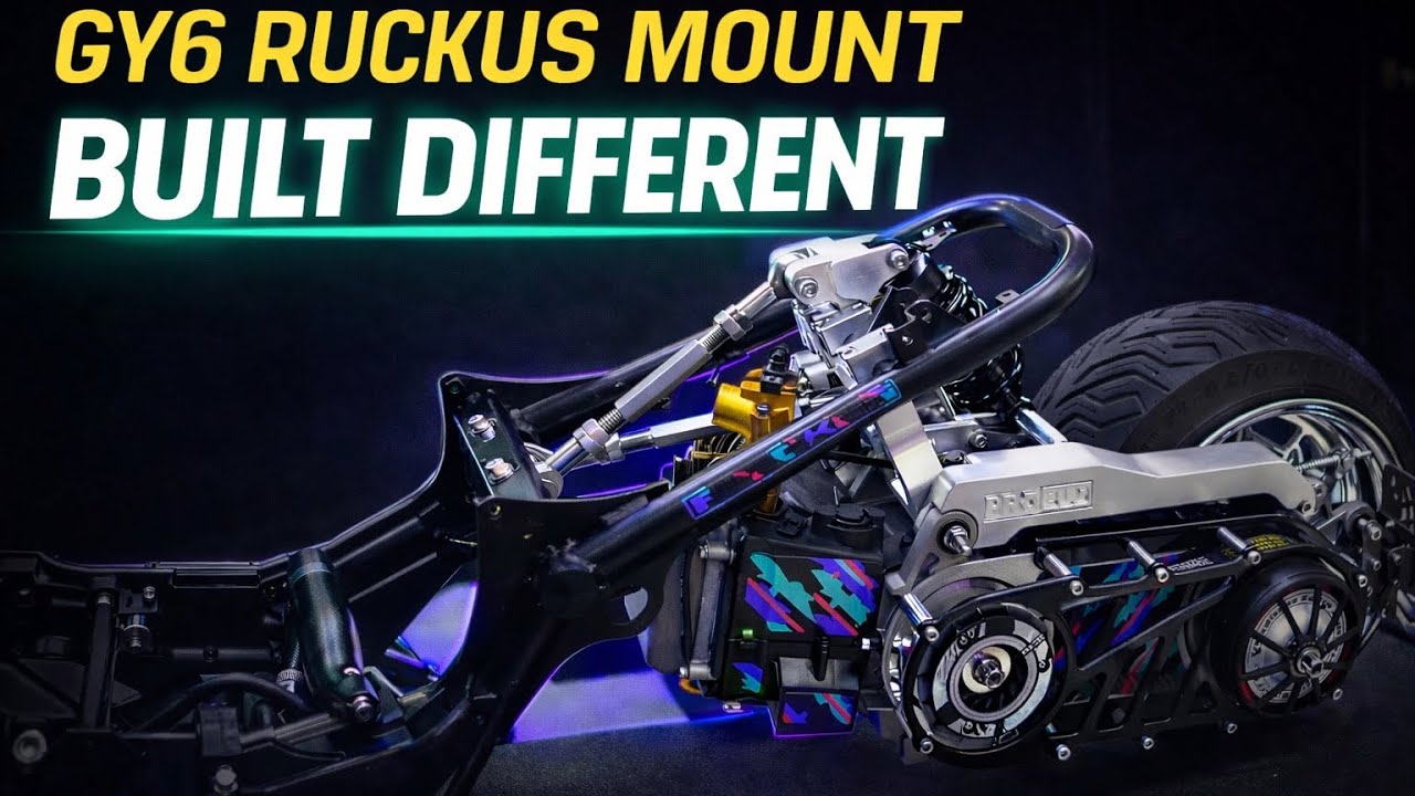 Опора двигателя GY6 Ruckus CNC — 3 причины для модернизации