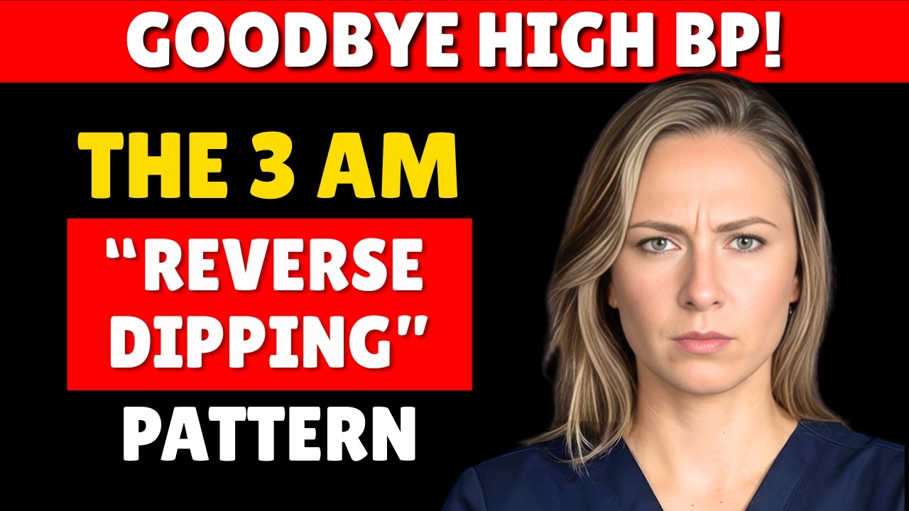 Why Healthy Seniors Have High BP: The 3 AM 'Reverse Dipping' Pattern.