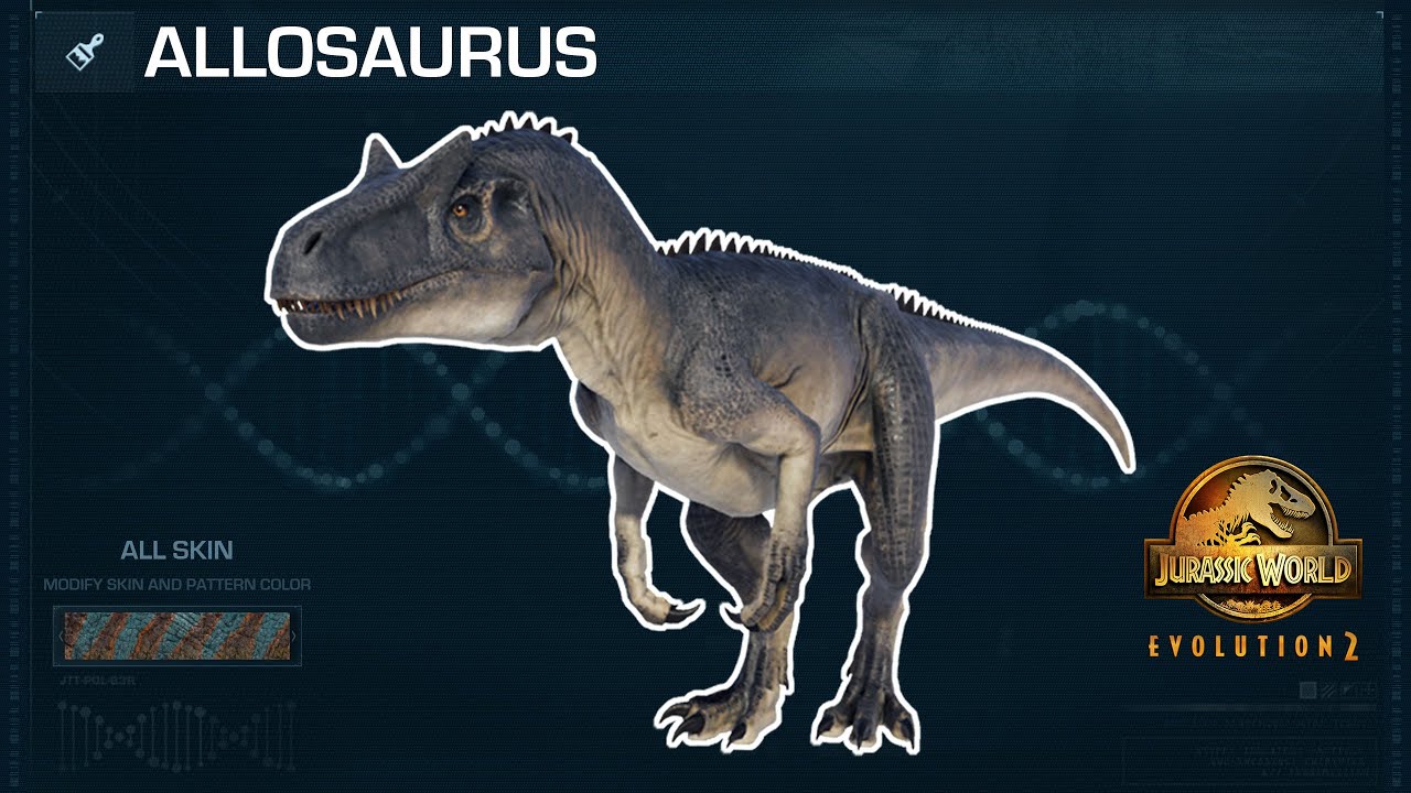 All Allosaurus Skins - Jurassic World Evolution 2