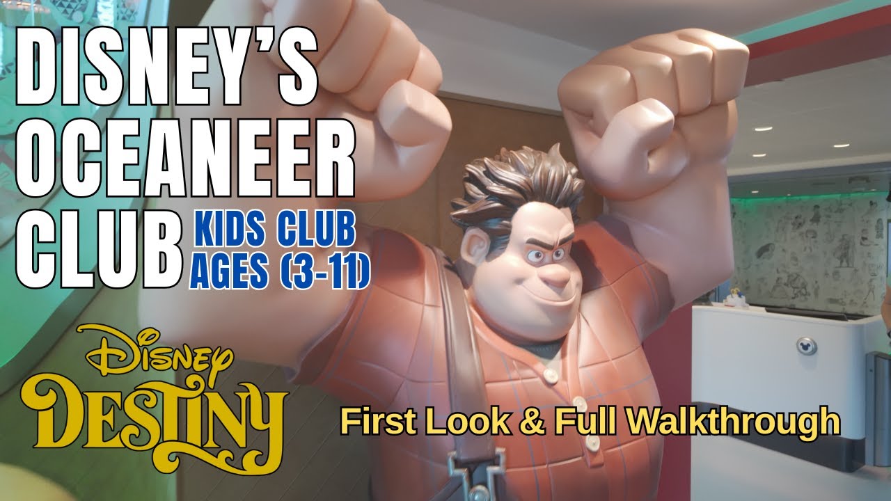 Disney Destiny Oceaneer Club FULL Walkthrough | It’s a Small World Nursery | Disney Cruise Line