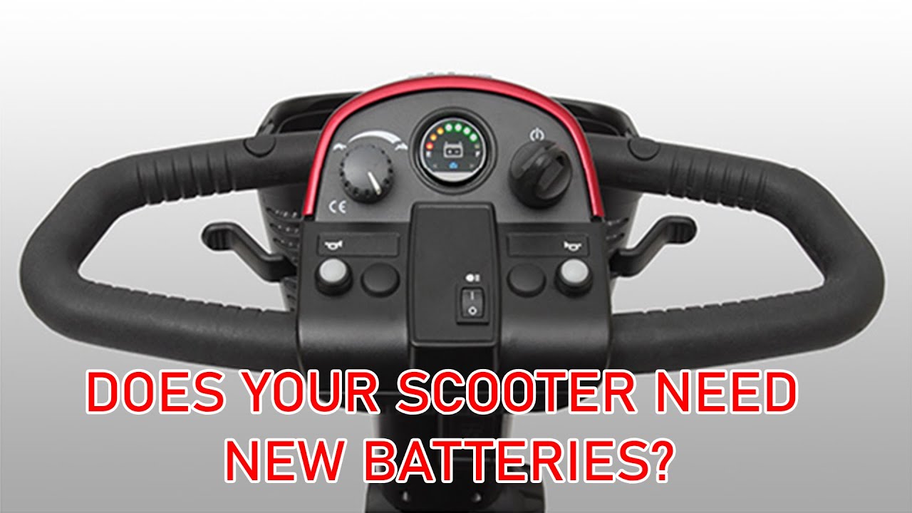 How to tell if your Mobility Scooter needs new batteries battery troubleshooting