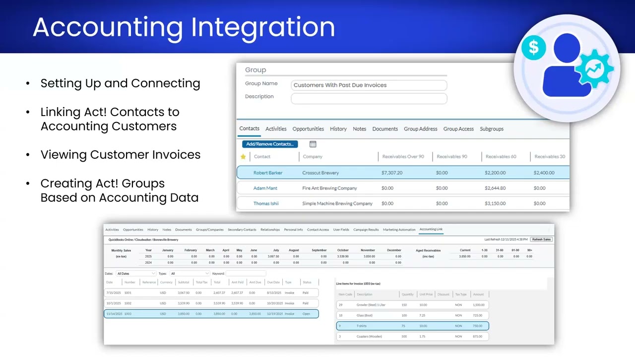 Act! Advantage Training | Productivity Accelerators Deep Dive