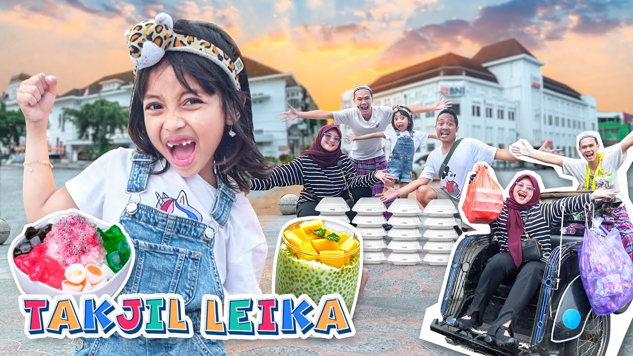 LEIKA BERBAGI TAKJIL BARENG AYAH BUNDA TOMPEL 😍 DI MALIOBORO JOGJA