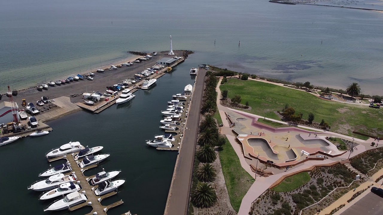 Mordialloc beach  | Melbourne | Unedited Drone Shot