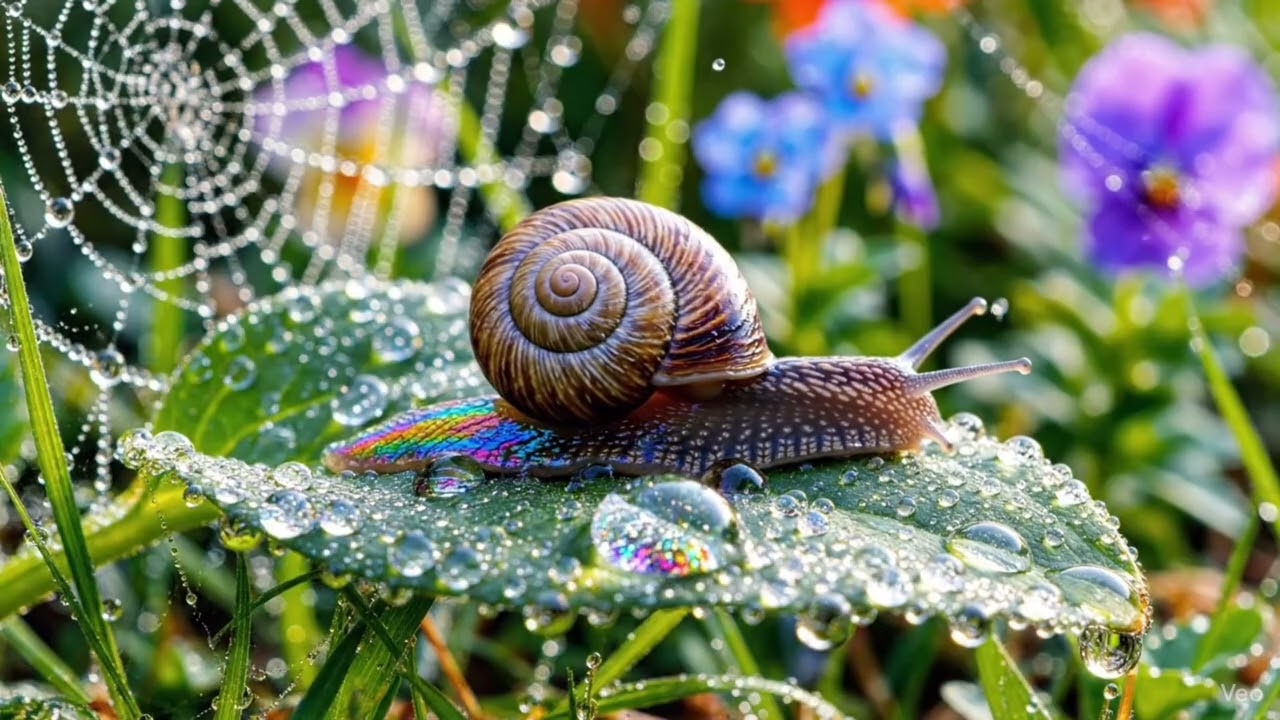 Snail's Perfect Circle • Macro Meditation for Extreme Anxiety Relief