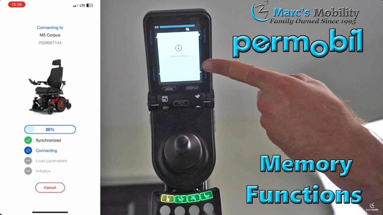 How to Program Memory Functions on Permobil Powerchairs with the New Electronics (2024+)