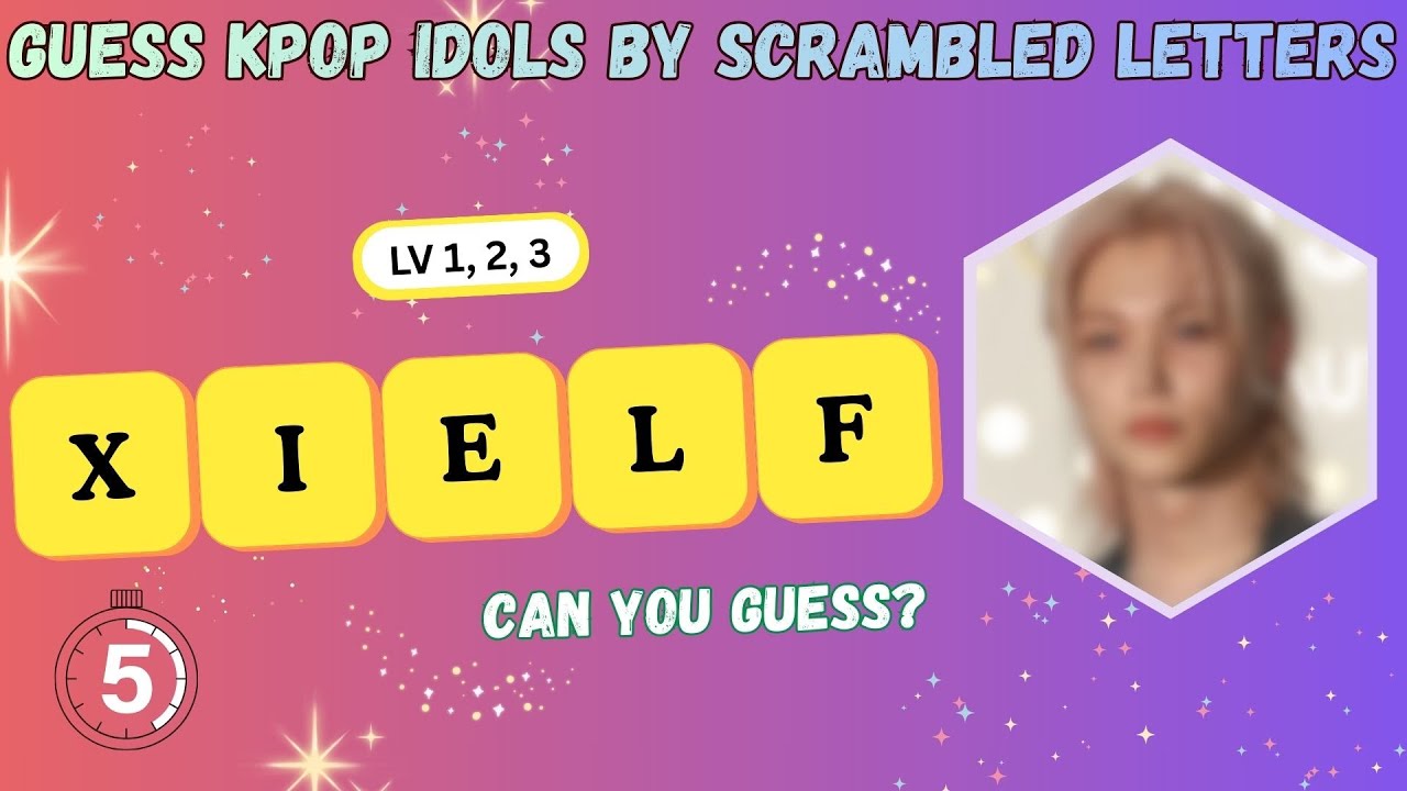 Guess KPOP Idols by Scrambled Letters🔀 | MALE IDOL EDITION (Part 1)