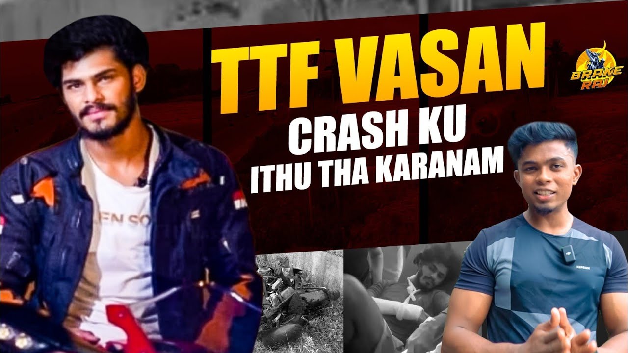 😅Ttf Vasan crash ku Ithu tha karanam😅||brakeraj||brakesquad||ttfvasan||accident  #shorts