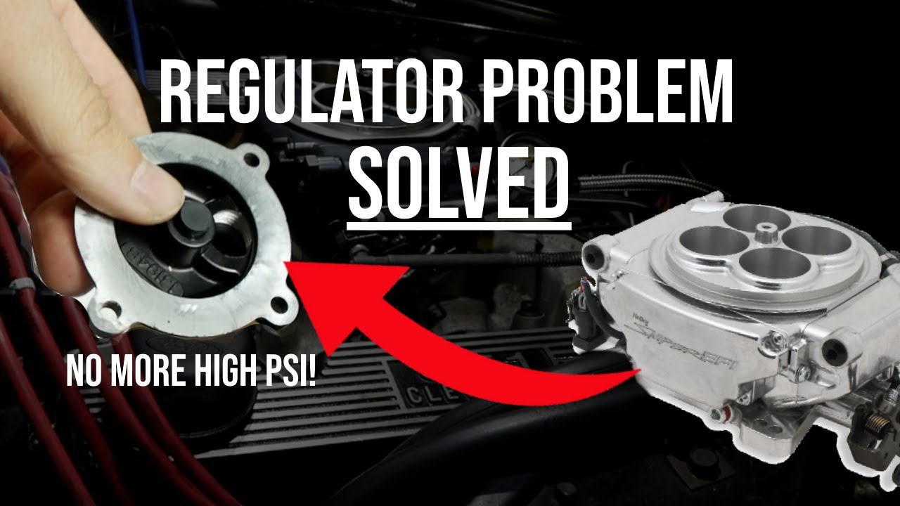 HOLLEY SNIPER HIGH FUEL PRESSURE FIX