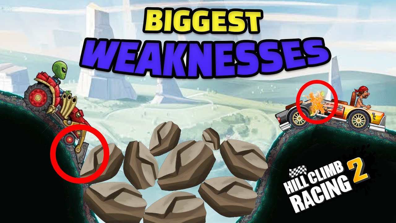 🤔EVERY VEHICLE’S BIGGEST WEAKNESS😆 Hill Climb Racing 2 vehicle compilation