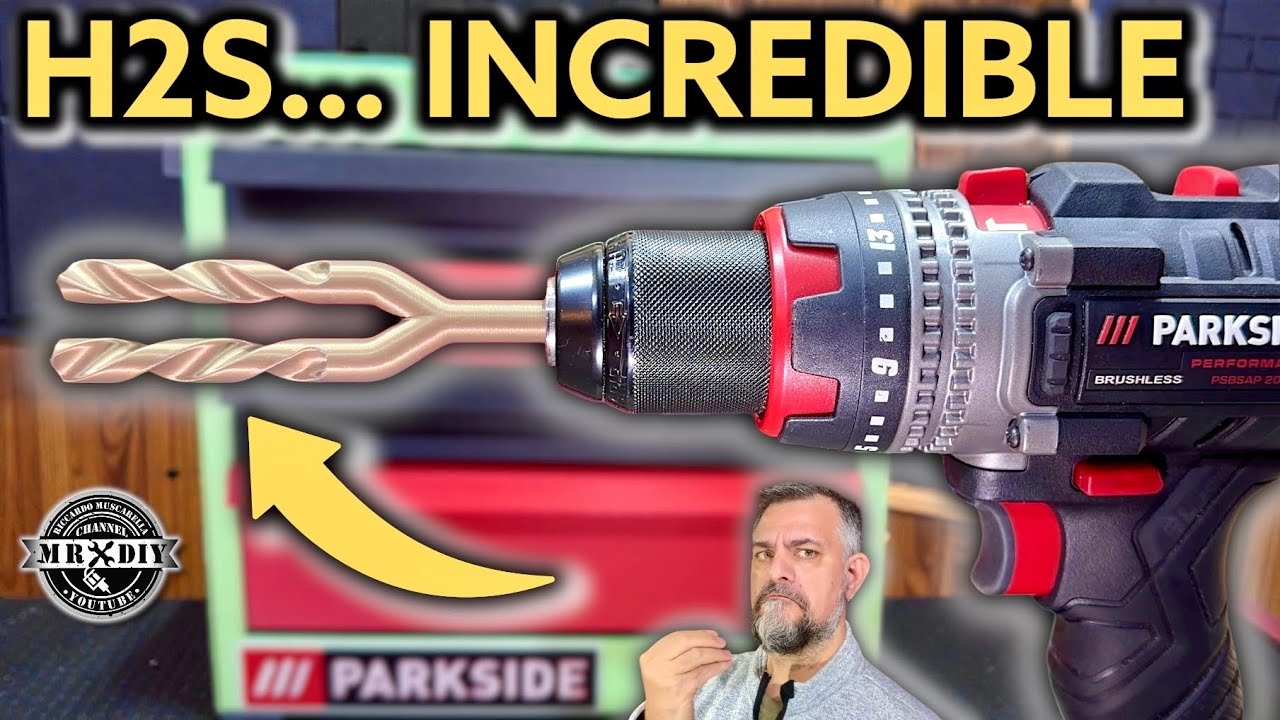 Questa assurda PUNTA per TRAPANO PARKSIDE non dovrebbe esistere. Fatta con bambulab H2S stampante 3D
