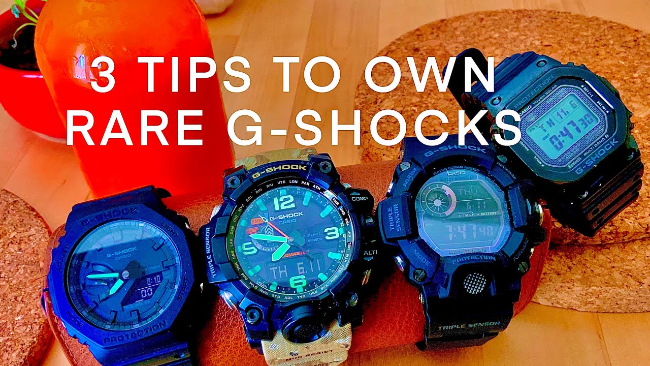 3 TIPS to own RARE G-Shocks! #GShock #GA2100 #Rangeman #Collector