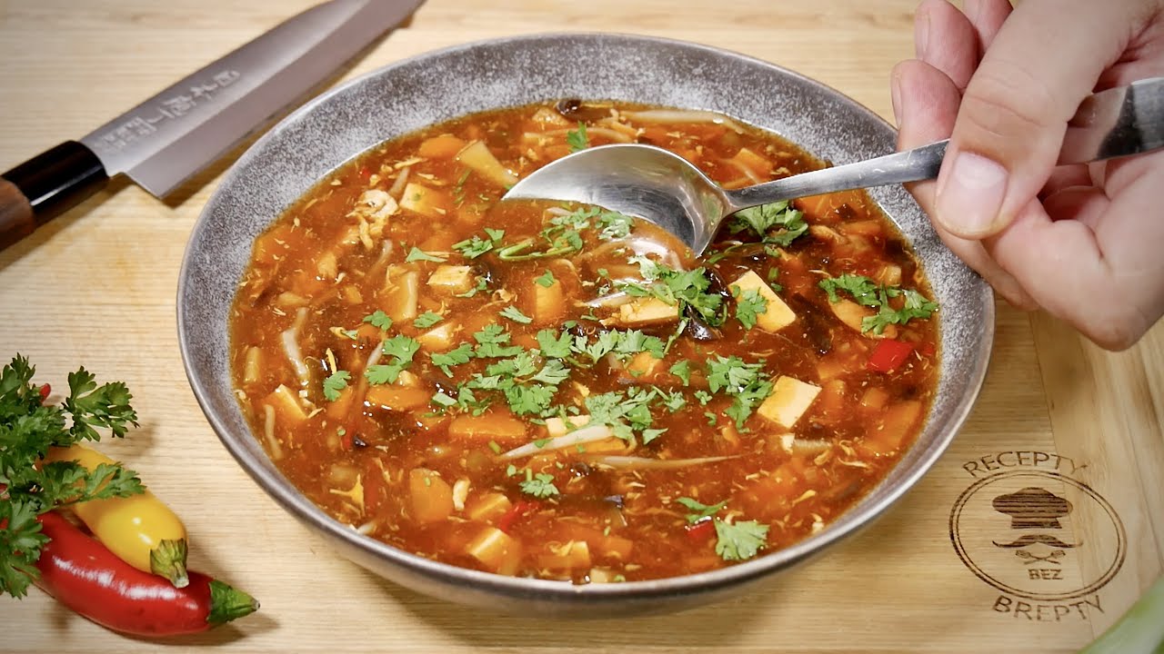 Как приготовить невероятно вкусный КИТАЙСКИЙ СУП? (Hot and sour soup) 🌶
