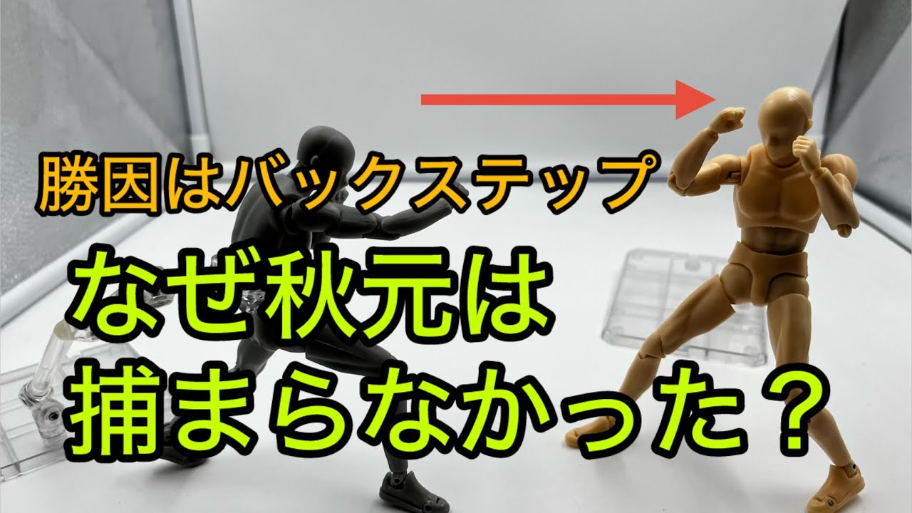 秋元強真vsパッチー・ミックスのバックステップについて