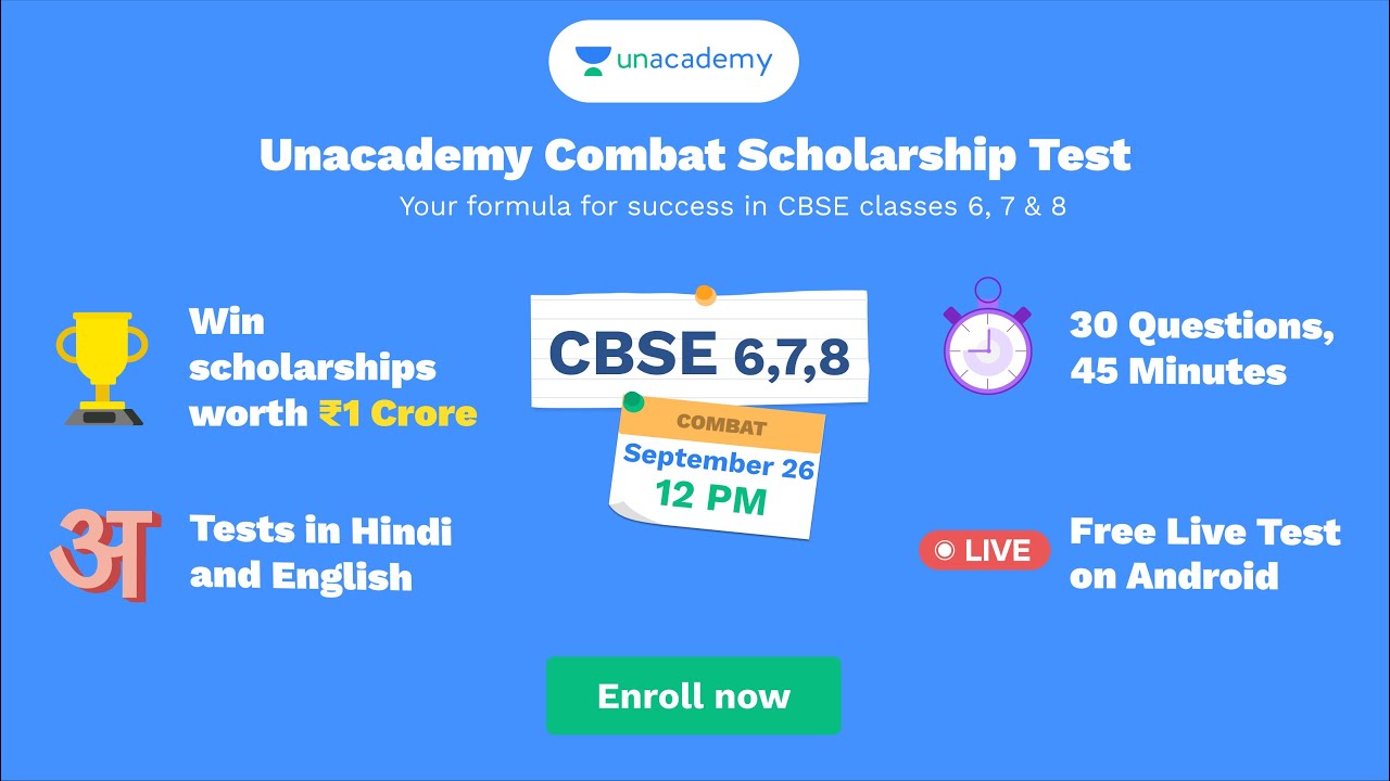 Unacademy Combat | India's Number 1 Scholarship Test | Scholarships Worth 1 Crore | Aparana Tiwari