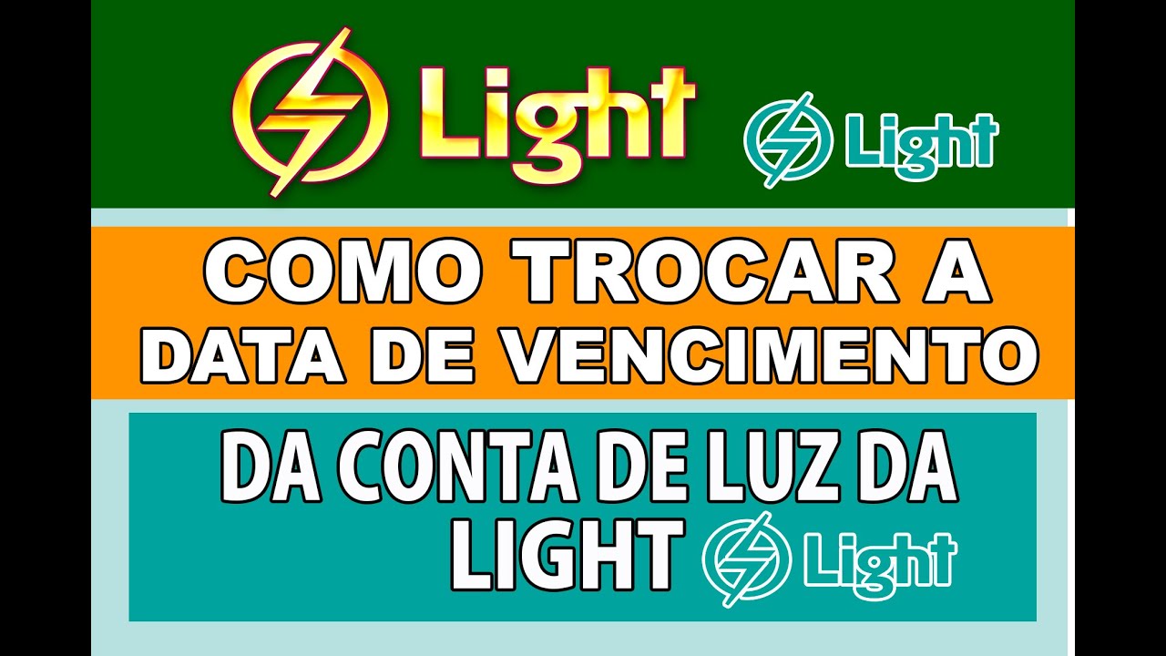 LIGHT, COMO TROCAR A DATA DE VENCIMENTO DA CONTA DE LUZ, PELA INTERNETE ! #light
