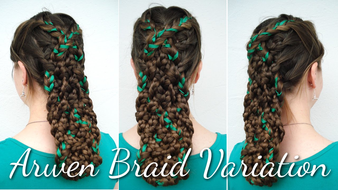 Haartraum Arwen Braid Variation inkl. Bänder