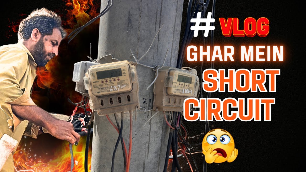 Ghar Mein Short Circuit Ho Gya 😱 | Sb Kuch Jal Gya 😰