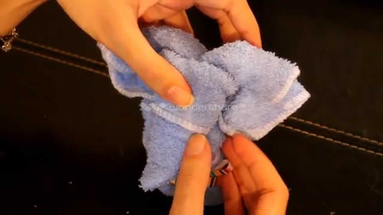 how to make a cute elephant with towel / como hacer un elefante con toalla