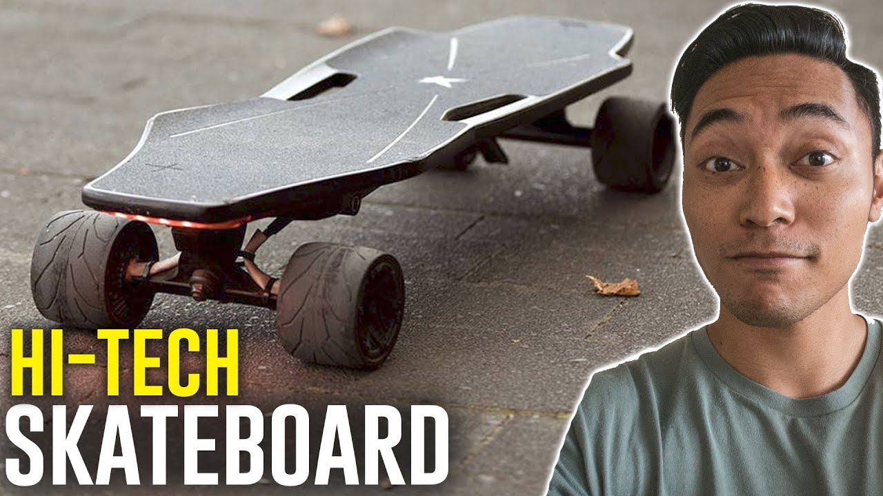 INSANE Futuristic Electric Skateboard! - Starkboard