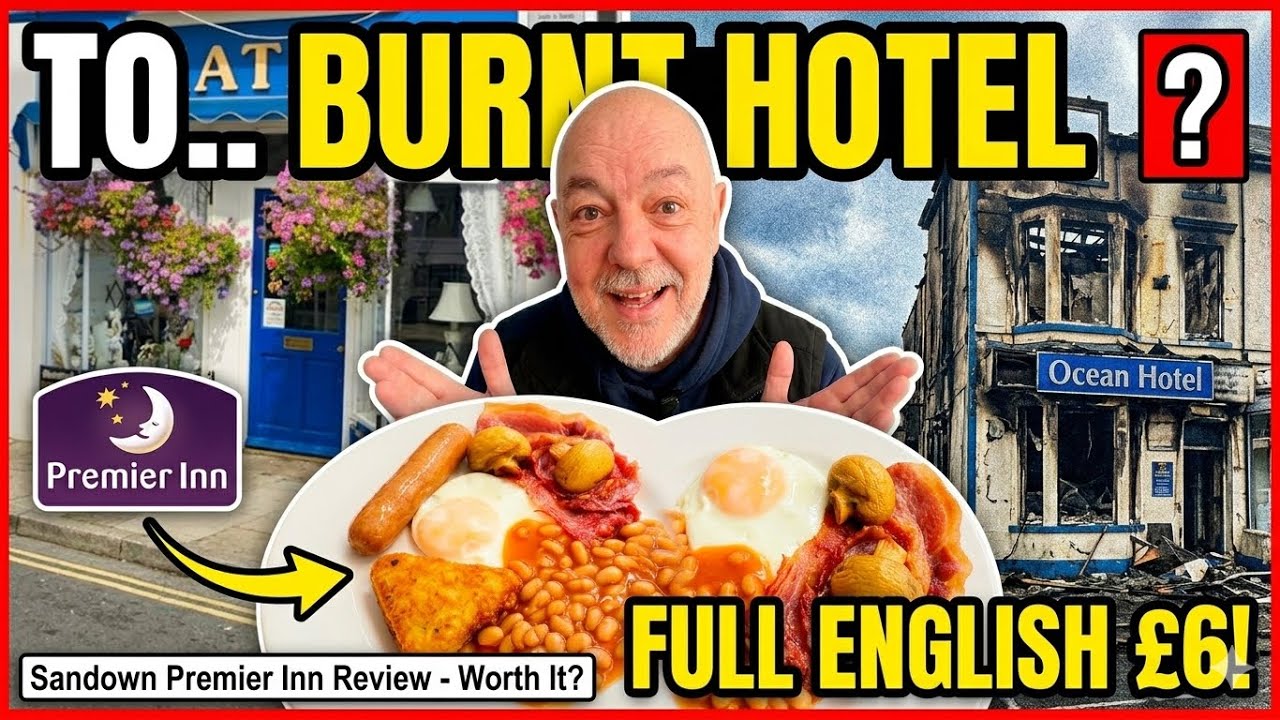 From Burnt-Down Hotel to Full English – My Sandown Trip Premier Inn !!