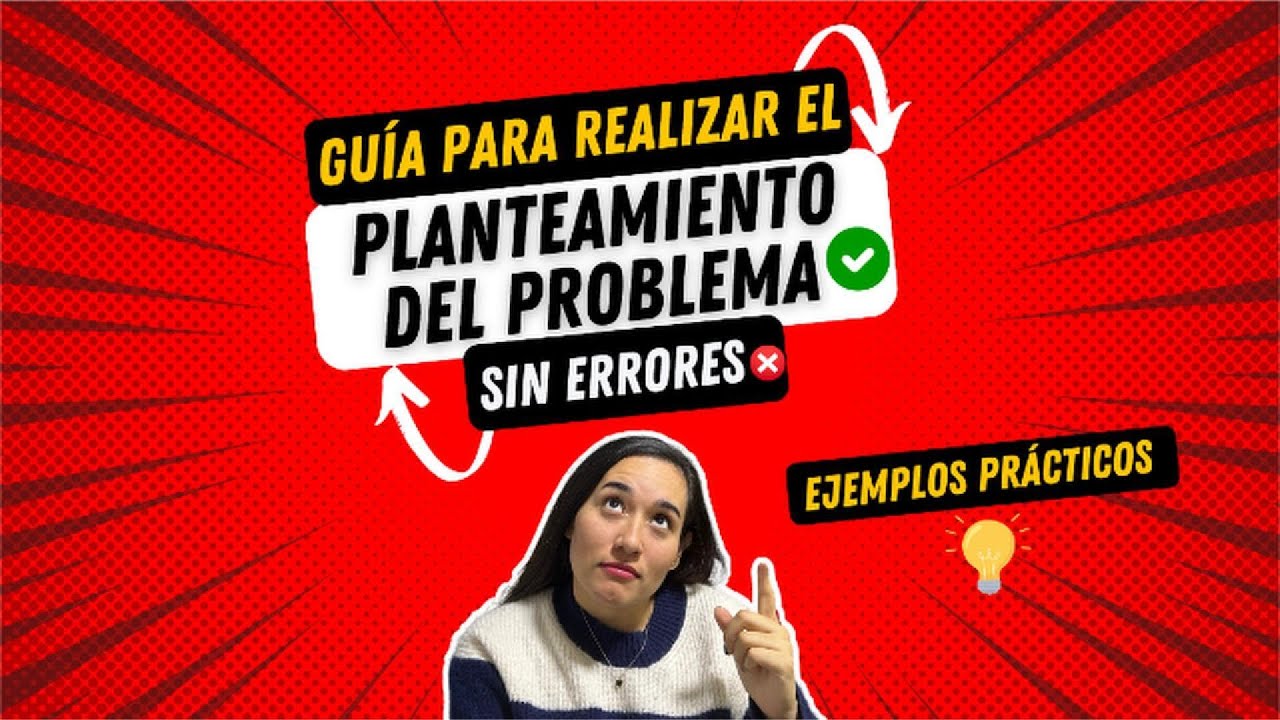 💥Guía para hacer el planteamiento del problema de tu tesis o artículo paso a paso(ejemplo práctico)📚