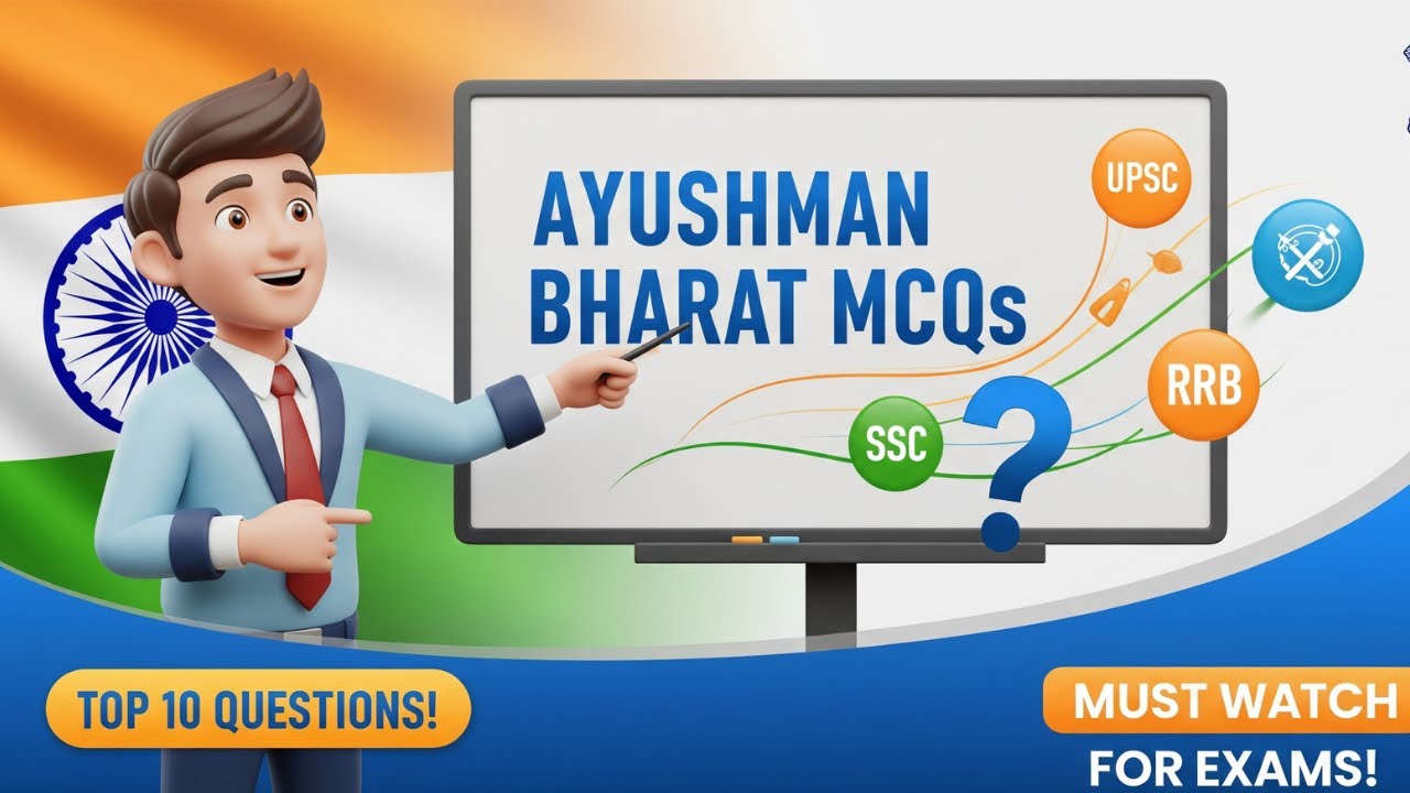 Ayushman Bharat Yojana MCQs | Crack UPSC, SSC, & State Exams