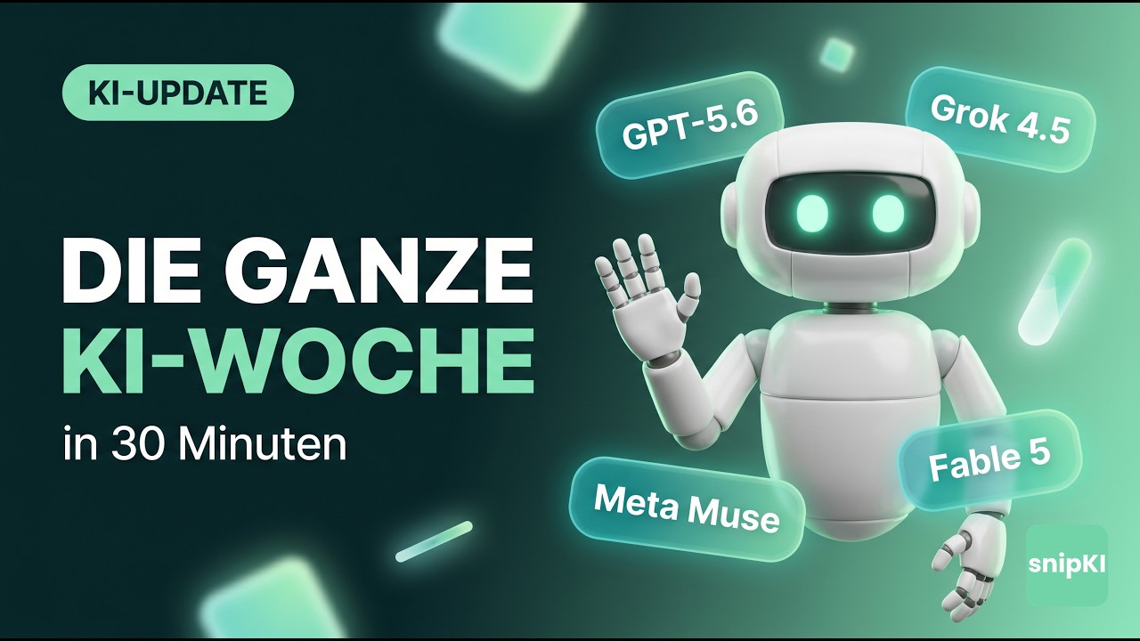 GPT-5.6, ChatGPT Work, Grok 4.5 und Claude Fable 5 - die KI-Woche im &Uuml;berblick