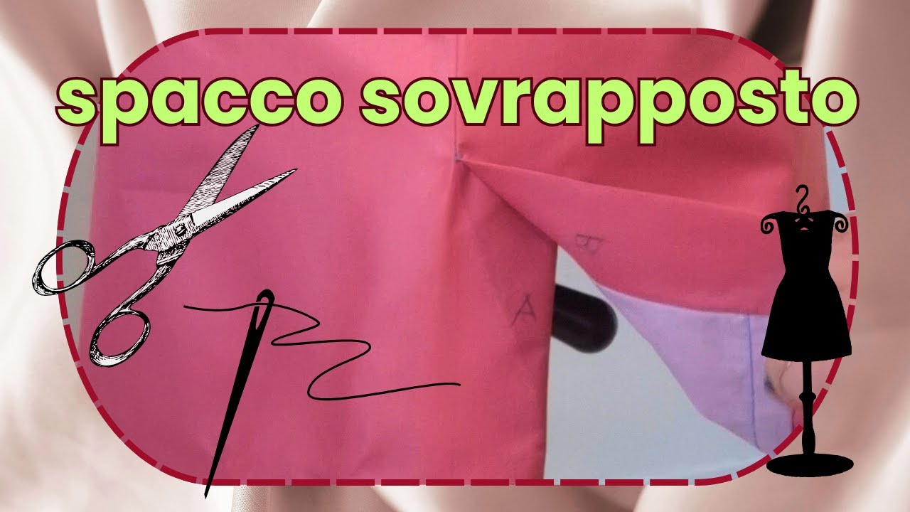 Come Cucire Spacco sovrapposto foderato su una gonna @corsicucitoetaglioromalorella ​