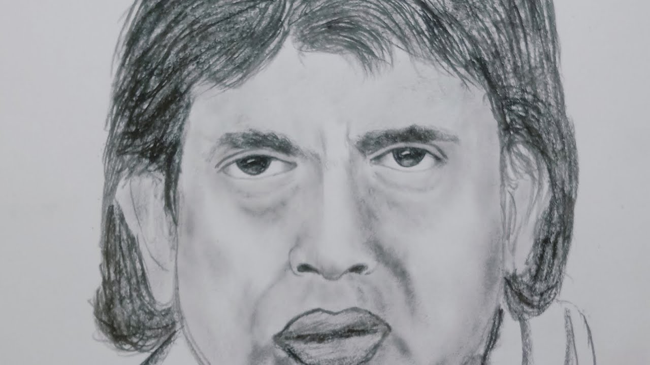 How to draw a male face easy step by step 