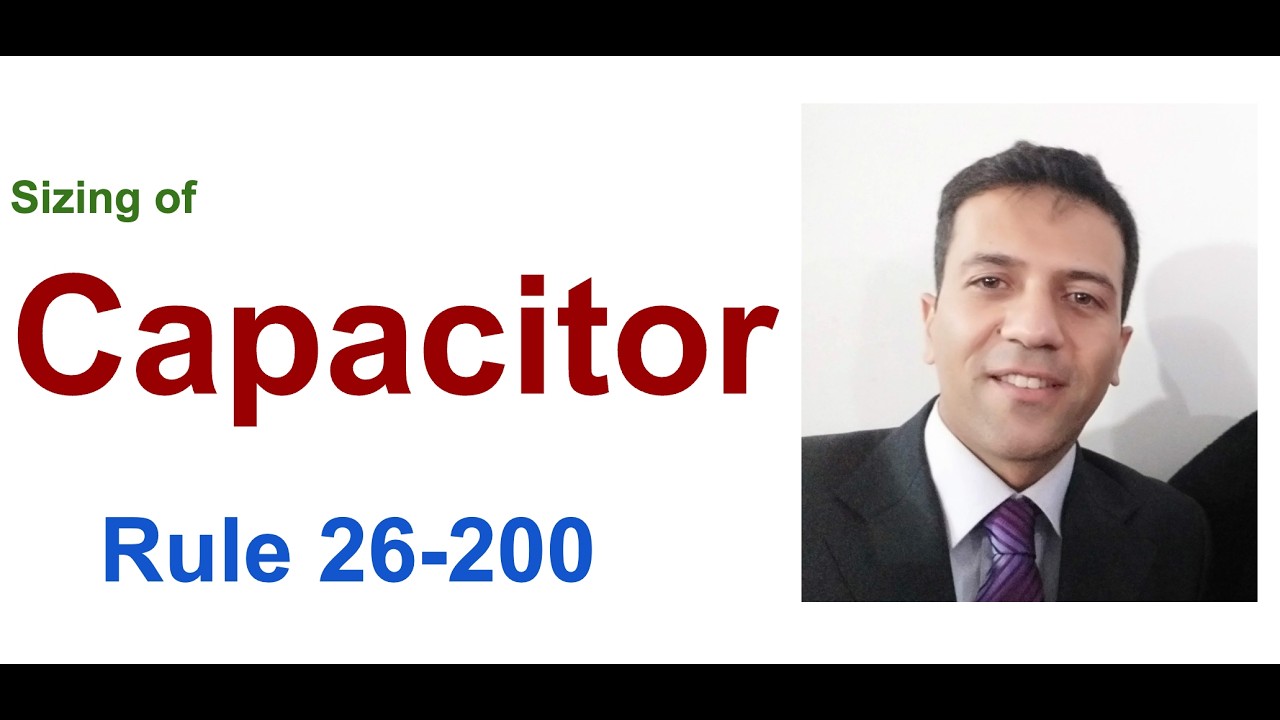 Capacitor Sizing & Power Factor Correction – CEC Rule 26 200 Explained | Red Seal 309A Full Lesson