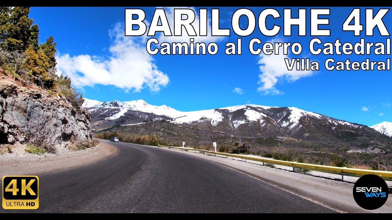 [4K] BARILOCHE - CAMINO AL CERRO CATEDRAL / VILLA CATEDRAL / PATAGONIA