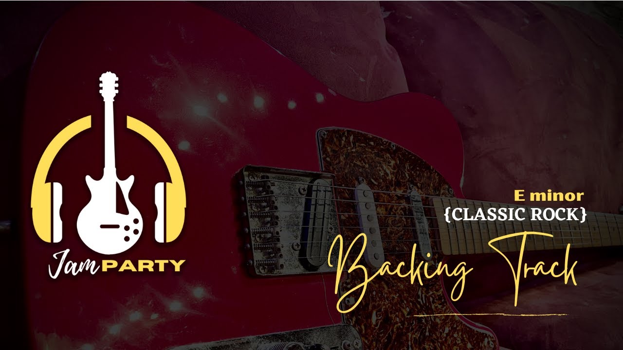 Classic Rock {Guitar}  Backing Track in E minor #BackingTrack #JamTrack #GuitarBackingTrack