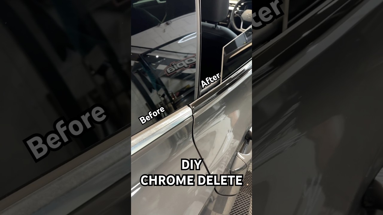 Flawless Dechrome: Upgrade Your Car&rsquo;s Look Fast! #Dechrome #asmr #satisfying