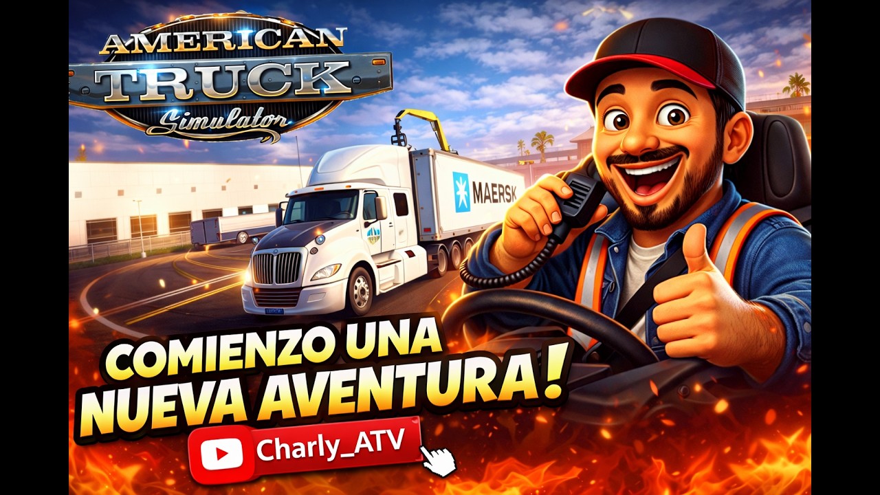 🔴Estamos en Directo | Ruta Mapa base mods Worksshop full Maersk | Ats 1.58 #americantrucksimulator