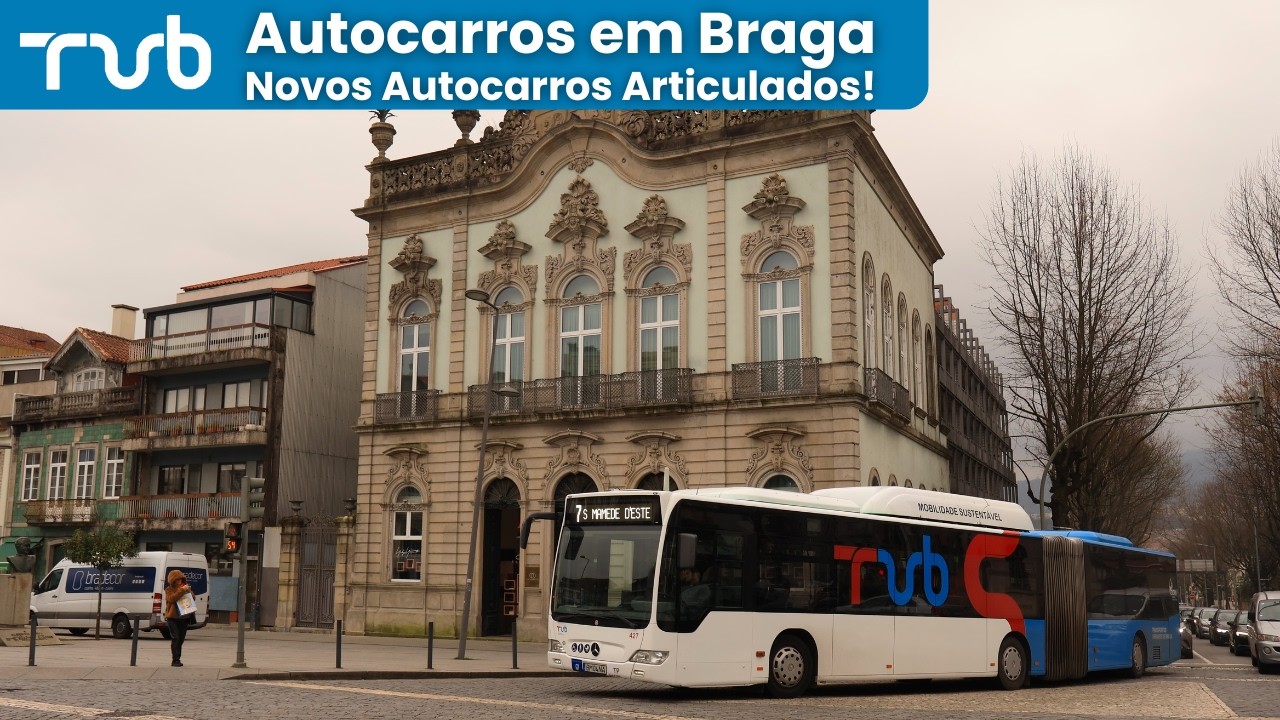 Autocarros em Braga - Novos Autocarros Articulados