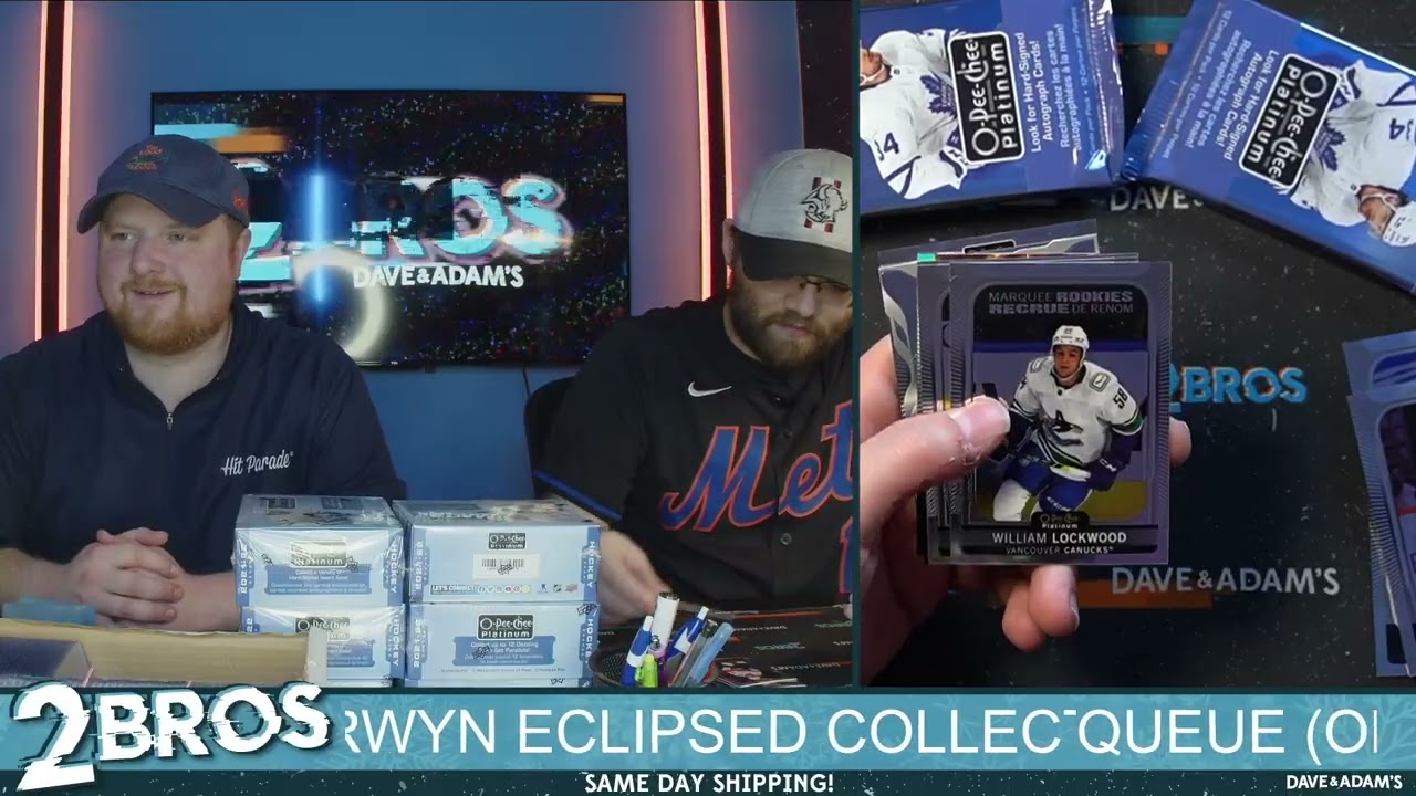 2021/22 Upper Deck O-Pee-Chee Platinum Hockey Hobby 8-Box Case 31-Spot Team Break #1