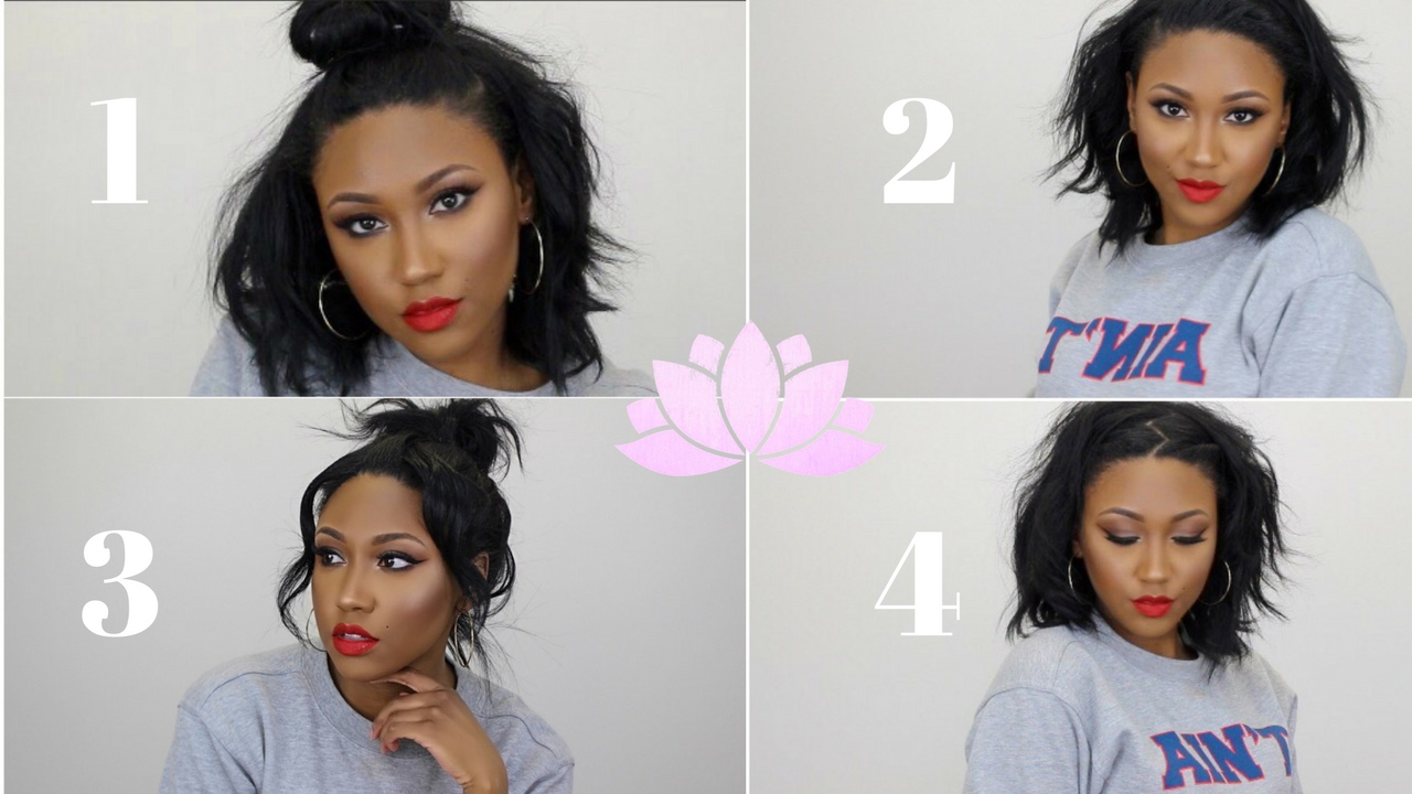 4 GRUNGE HAIRSTYLES FOR SHORT NATURAL HAIR | FLOWERPUSH