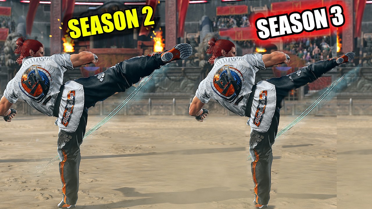 75 Major Nerfs Comparison - Season 2 VS Season 3 Tekken 8