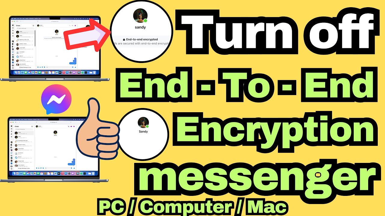 How to Turn off End to End encryption in messenger PC, Computer Laptop & Mac (2026)
