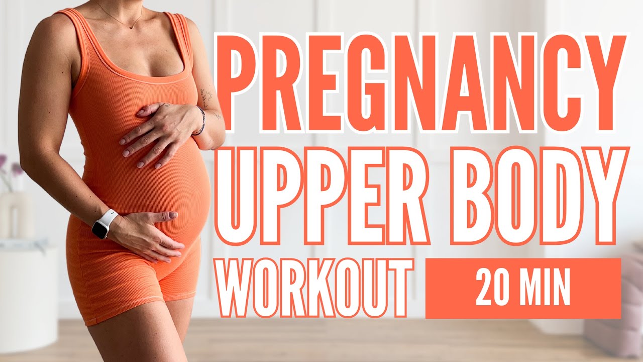 20 min Pregnancy Workout // Arms & Upper Body Prenatal At Home