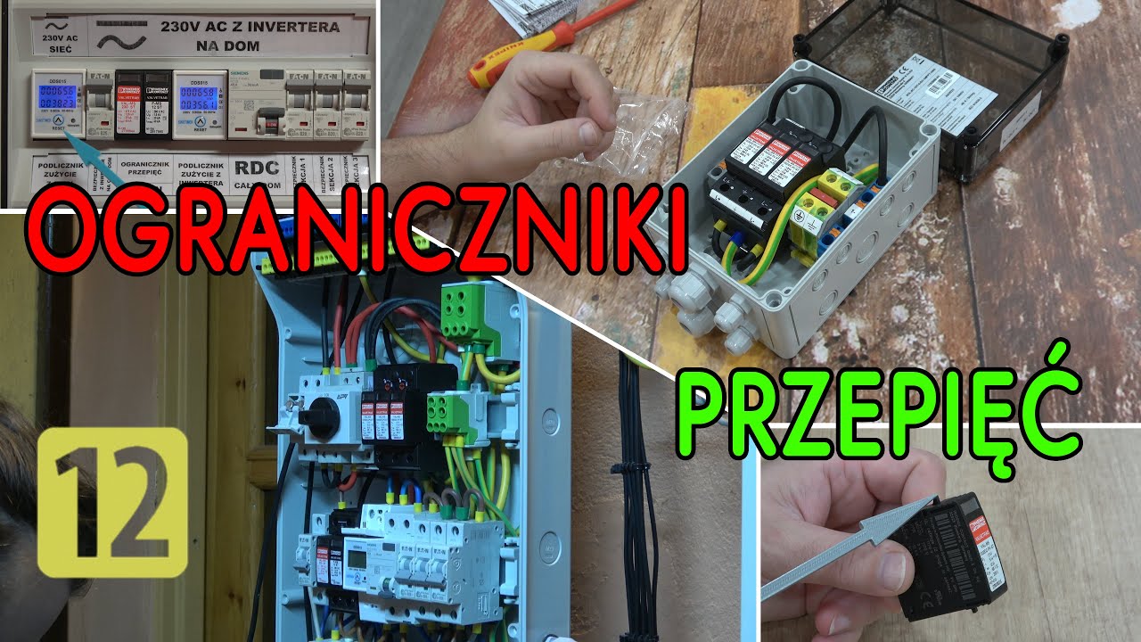 Ogranicznik przepięć.  Jak zabezpieczyłem instalacje fotowoltaiczną.