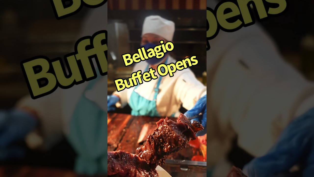 Bellagio Buffet is Open Las Vegas #shorts #shortsfood #ytshorts #vegasbuffet #lasvegasfoodie
