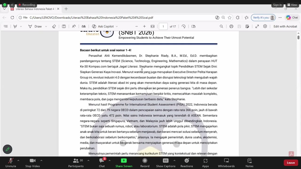 TUTOR LBI 22 FEB 2026