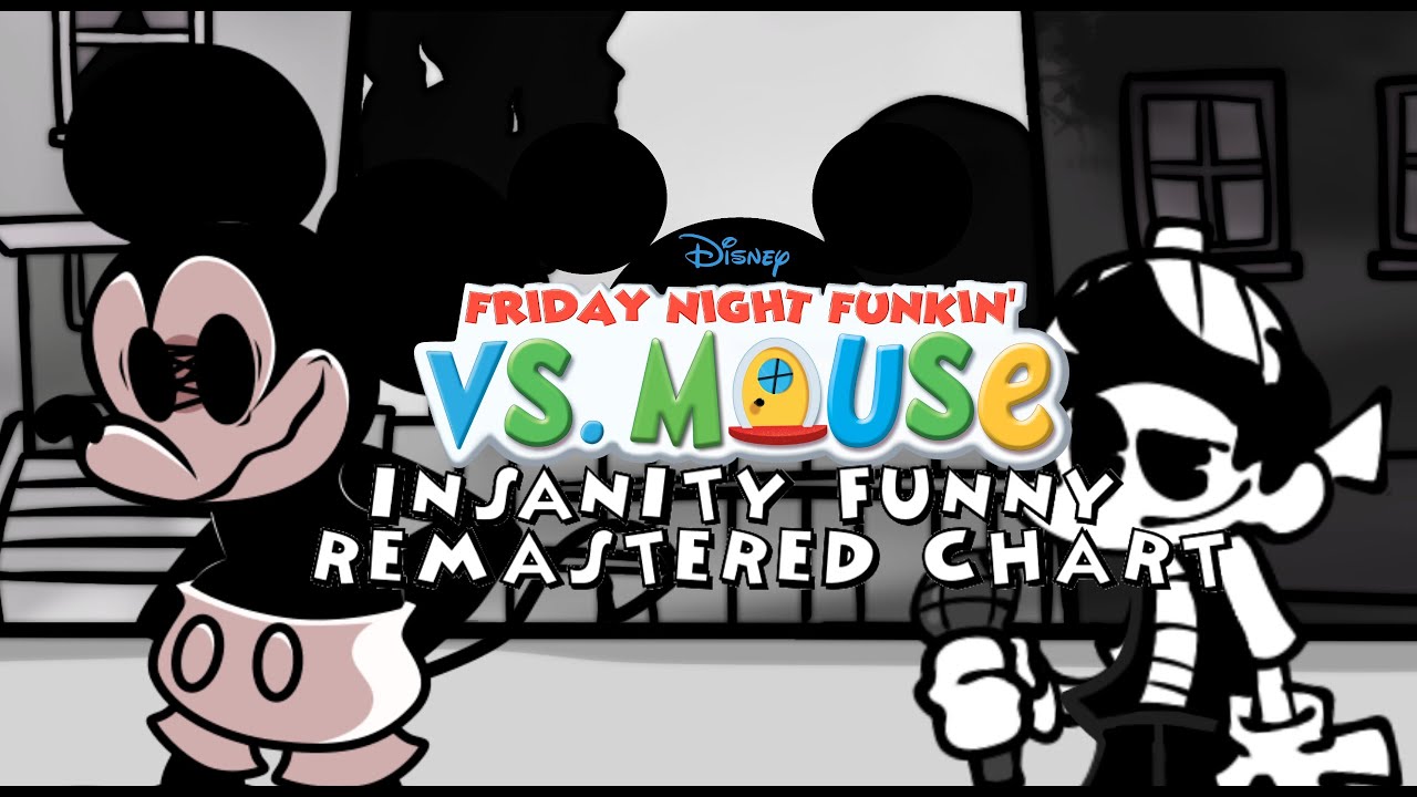 FNF VS MOUSE INSANITY FUNNY [ REMASTERED CHART ]