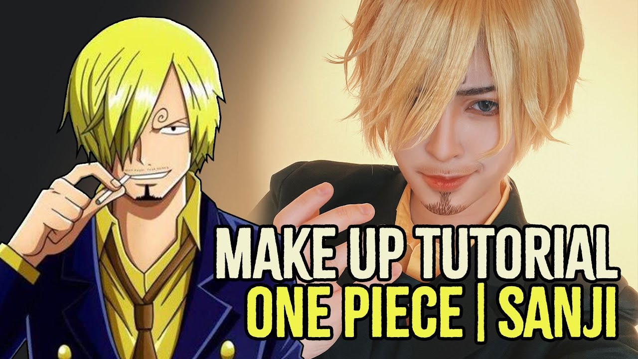 One Piece Sanji Cosplay Makeup