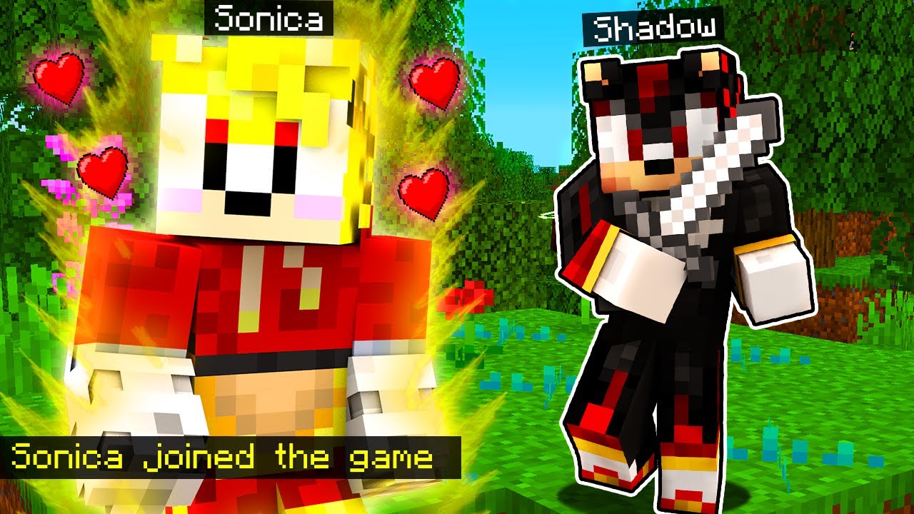 SONICA GOES SUPER with Shadow in Minecraft!