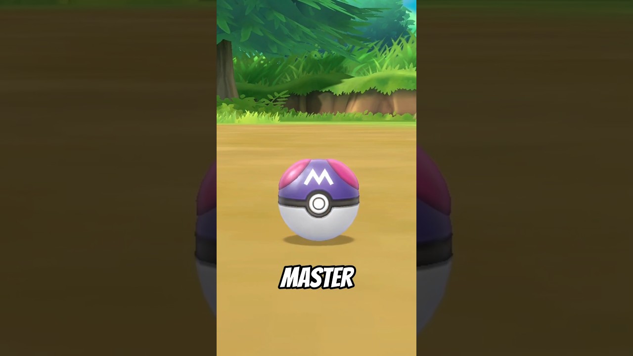 ESTO SOLO PASA CON UNA MASTER BALL 
