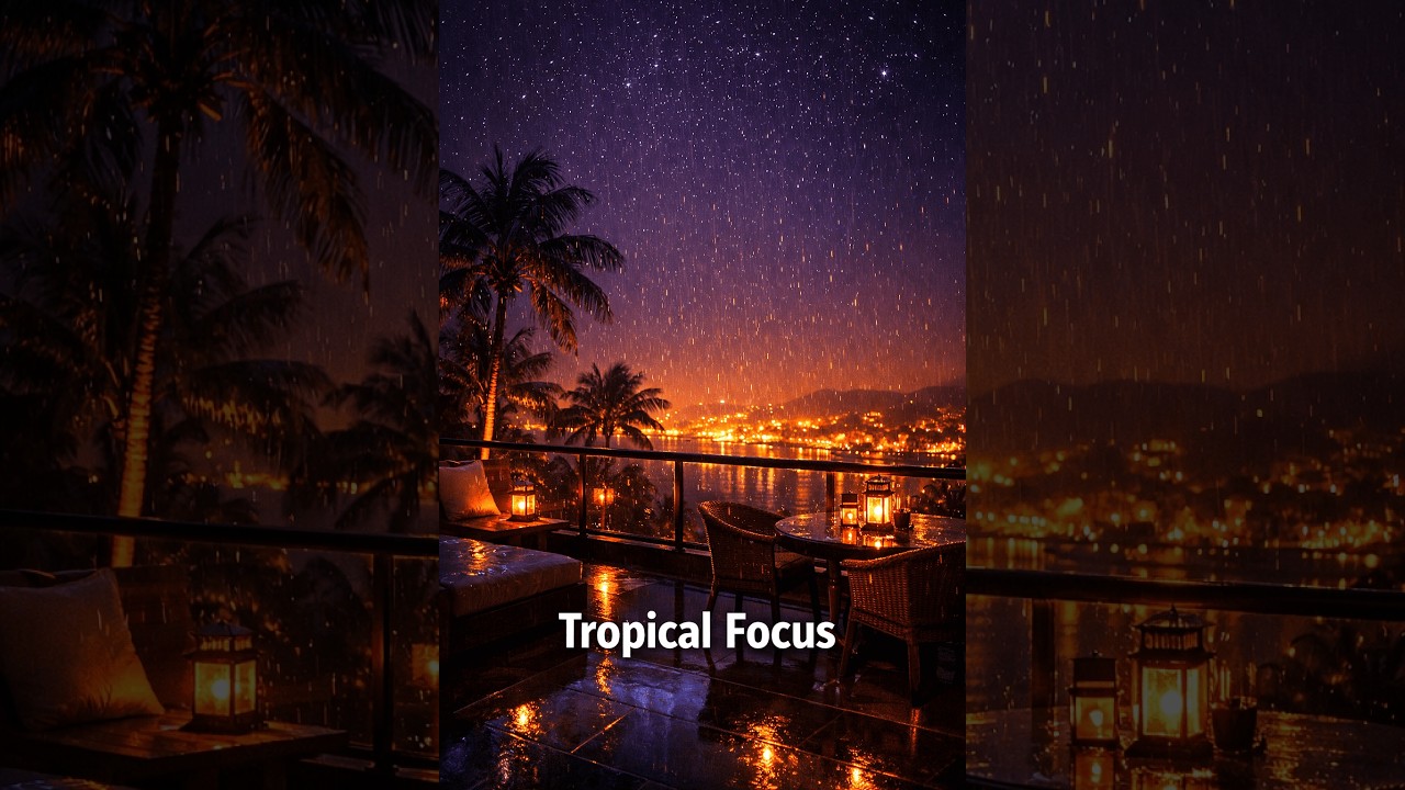 Late Night Study Music – Tropical Deep Focus 2 Hours