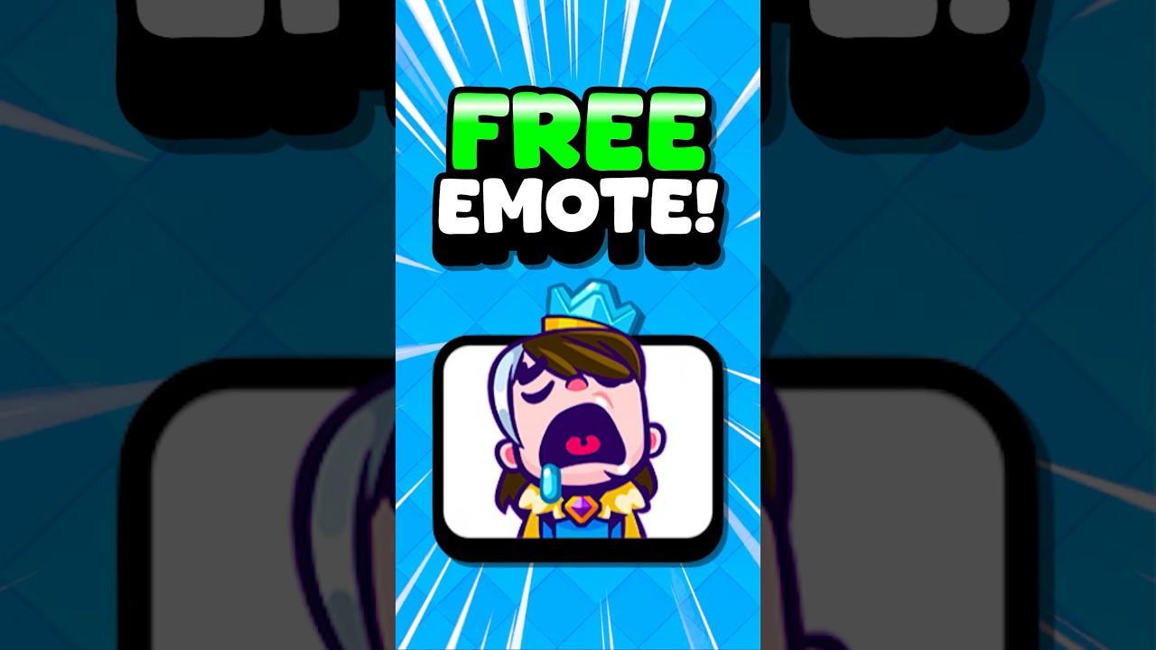 FREE Evo Princess Sleeping Emote in Clash Royale!